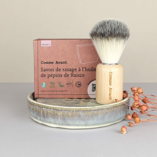 Blaireau à barbe fabriqué en france